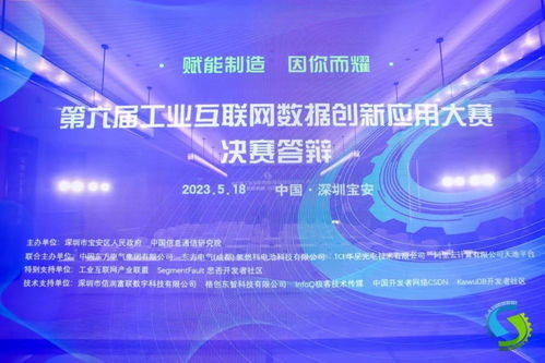 第六屆工業(yè)互聯(lián)網(wǎng)數(shù)據(jù)創(chuàng)新應用決賽在深舉行 釋放工業(yè)數(shù)據(jù)價值，賦能產(chǎn)業(yè)數(shù)字升級